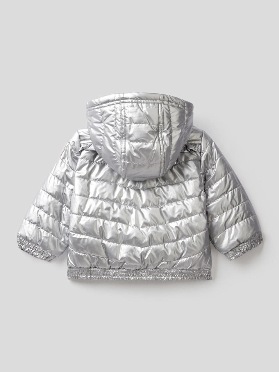Padded jacket with rouches image number 2
