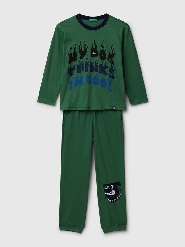 Cotton pyjamas with print Junior Boy