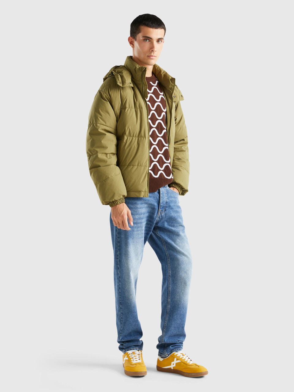 Men s Winter Puffer Jackets Sale Collection 2023 Benetton