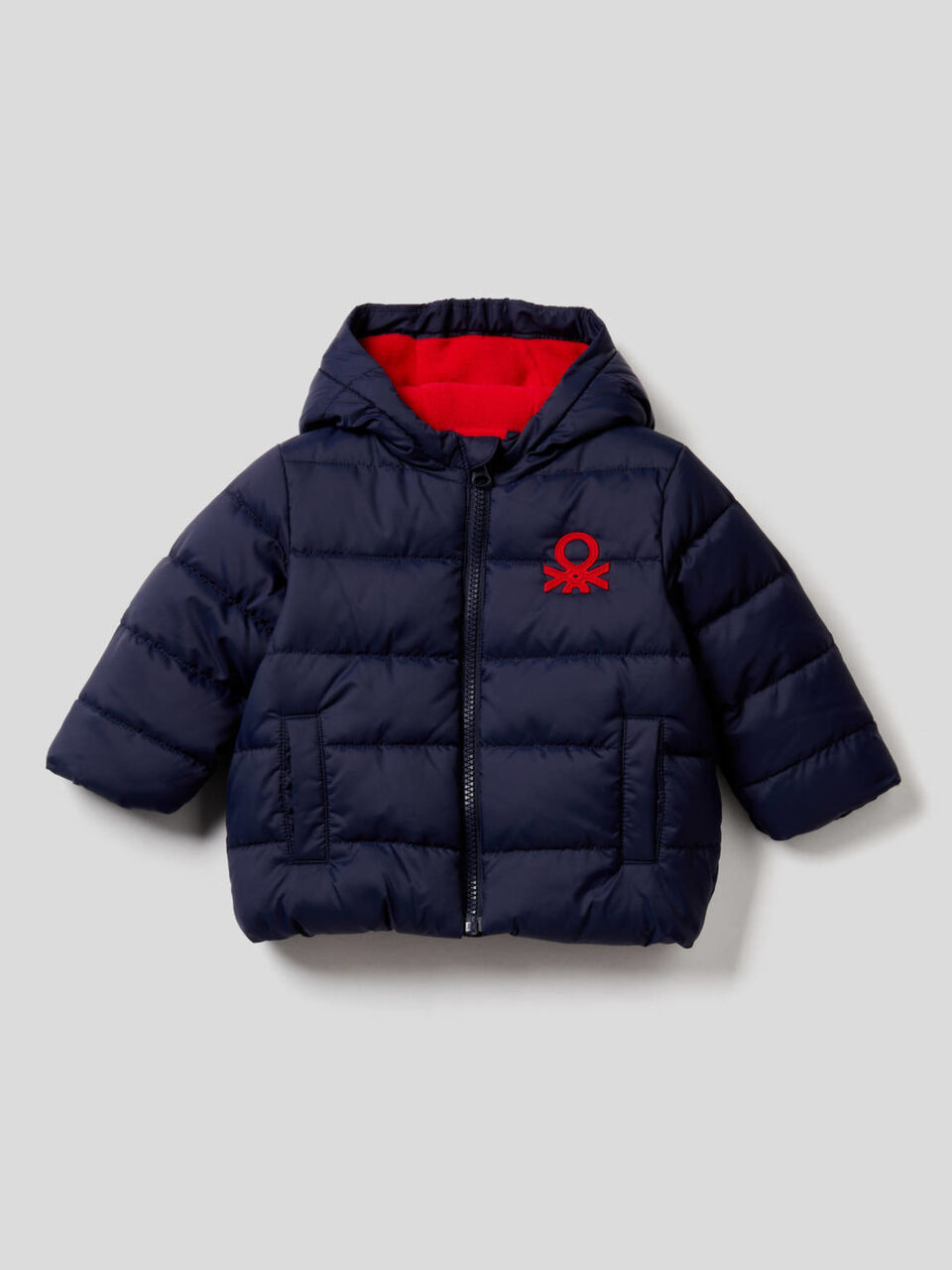 Yarn dyed jacket with hood image number 1