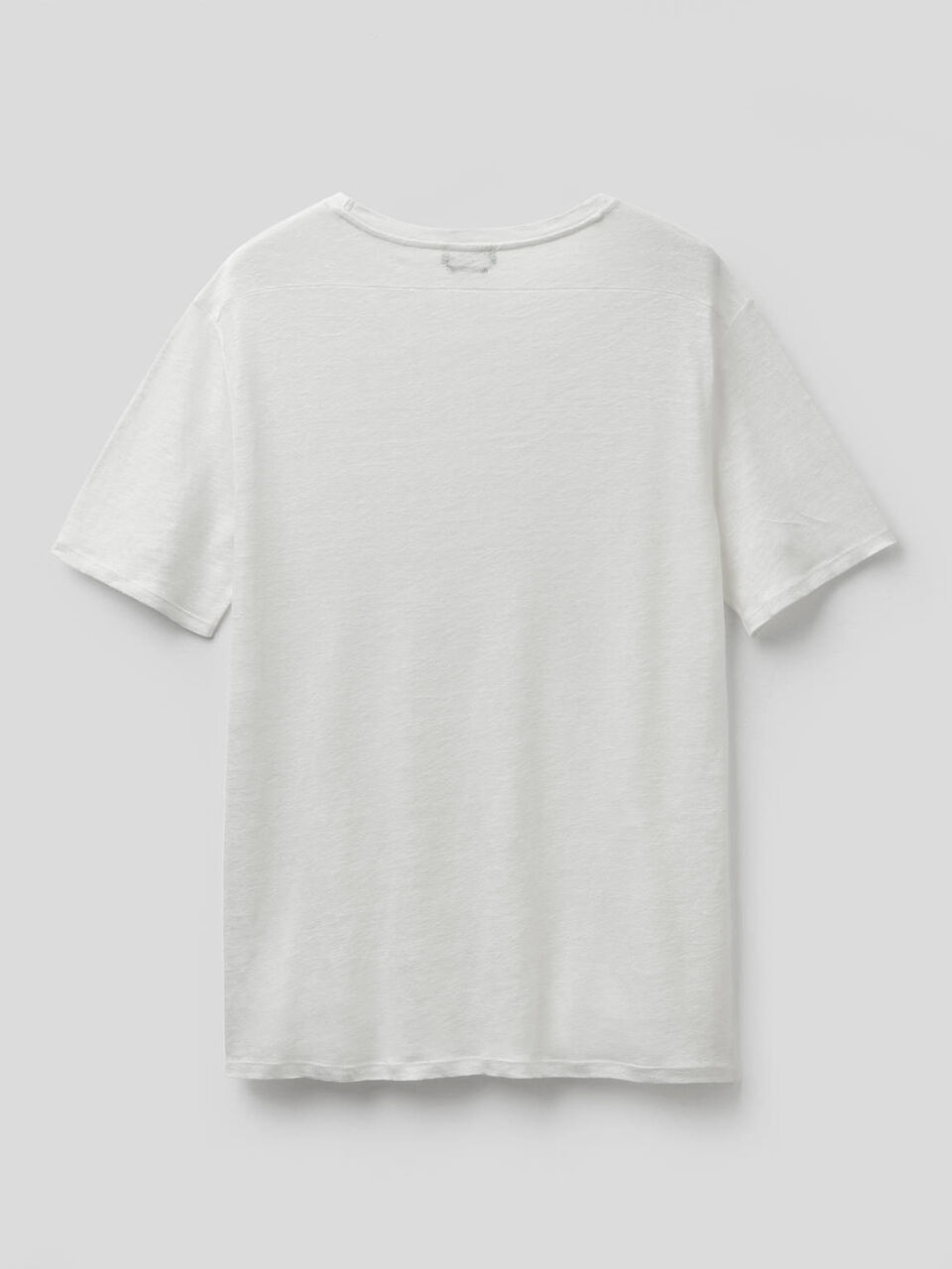 T-shirt in pure linen image number 2