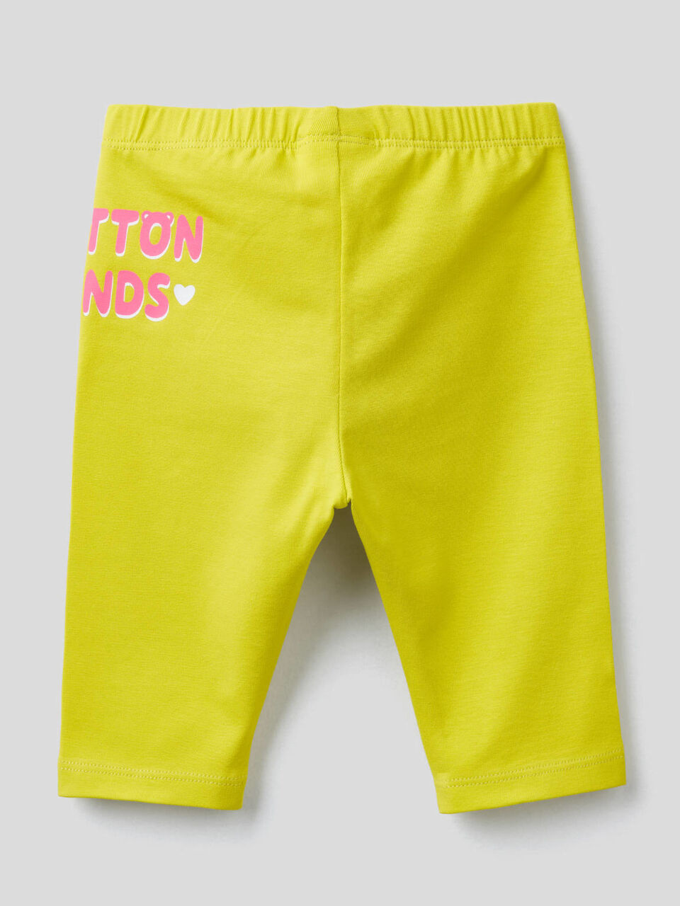Leggings in stretch cotton with print image number 2