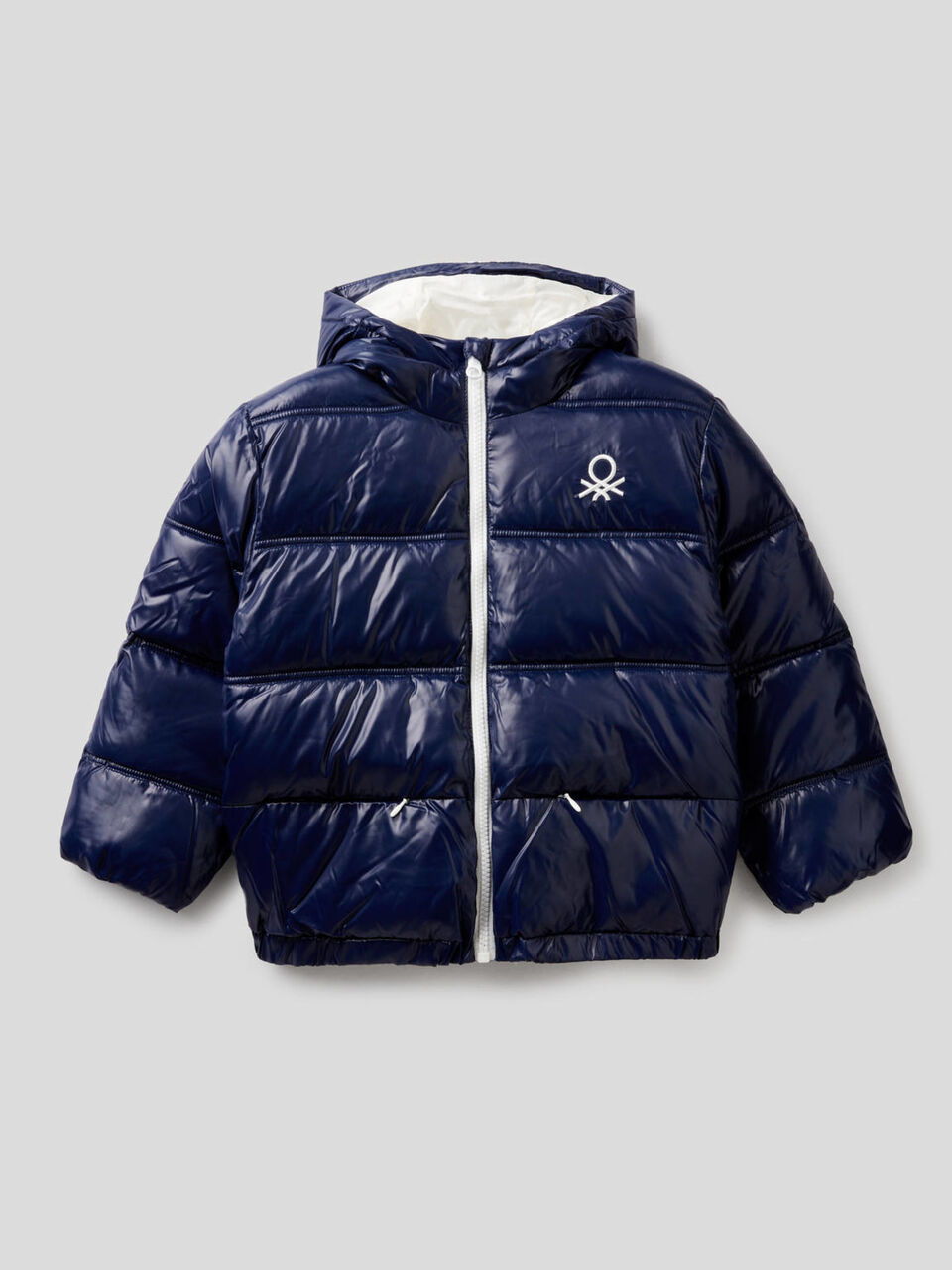 Padded jacket in recycled wadding image number 1