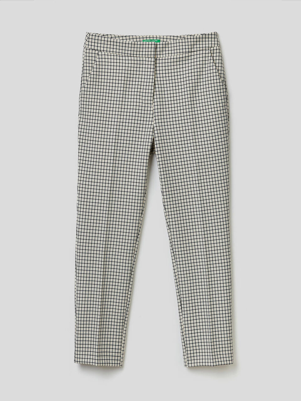 Trousers with check pattern image number null