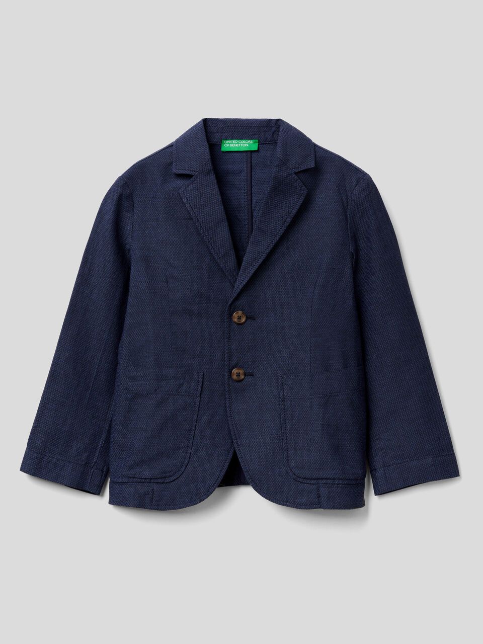 Blazer in linen blend image number 1