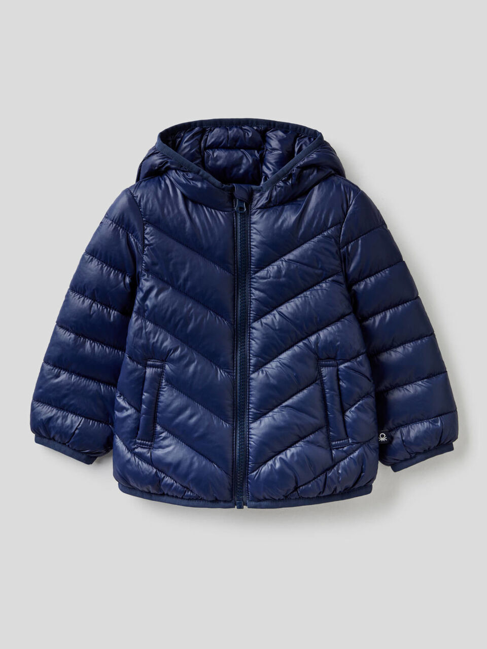 Zip-up quilted jacket image number 1