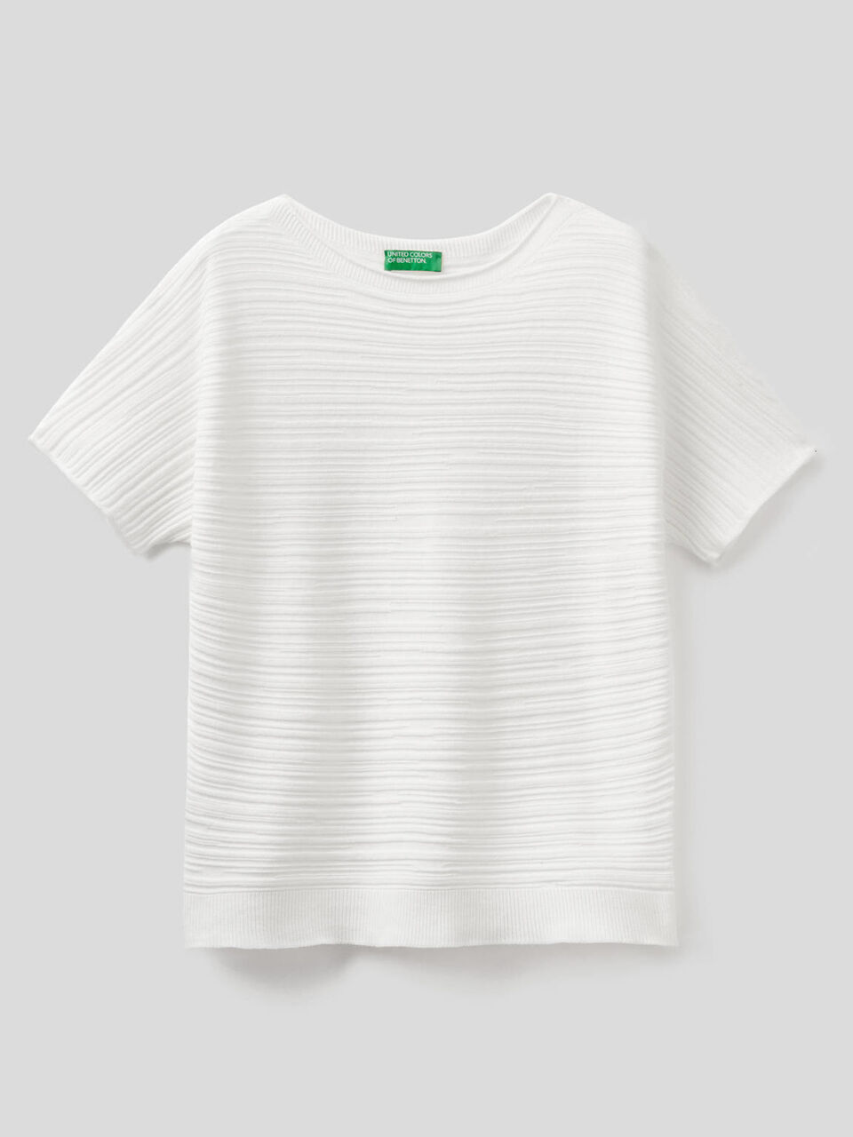 Sweater in pure cotton image number 1