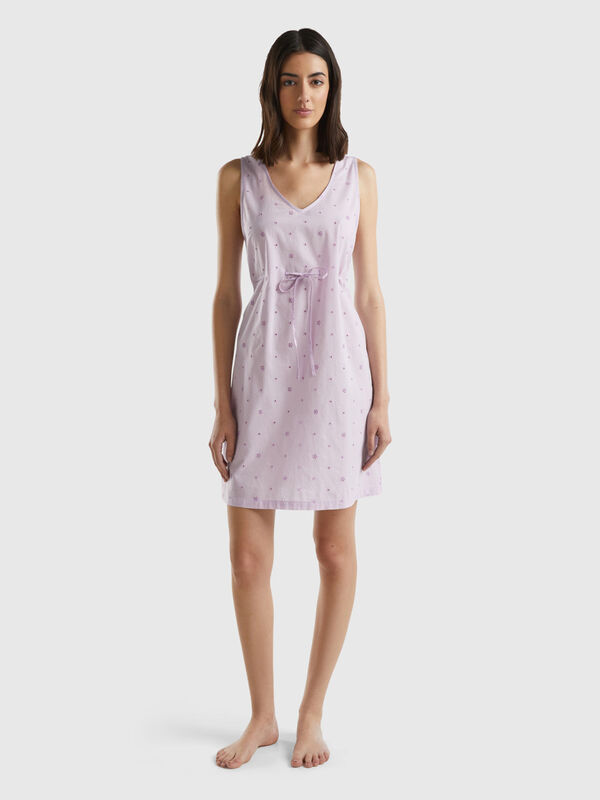 Nightshirt with broderie anglaise Women