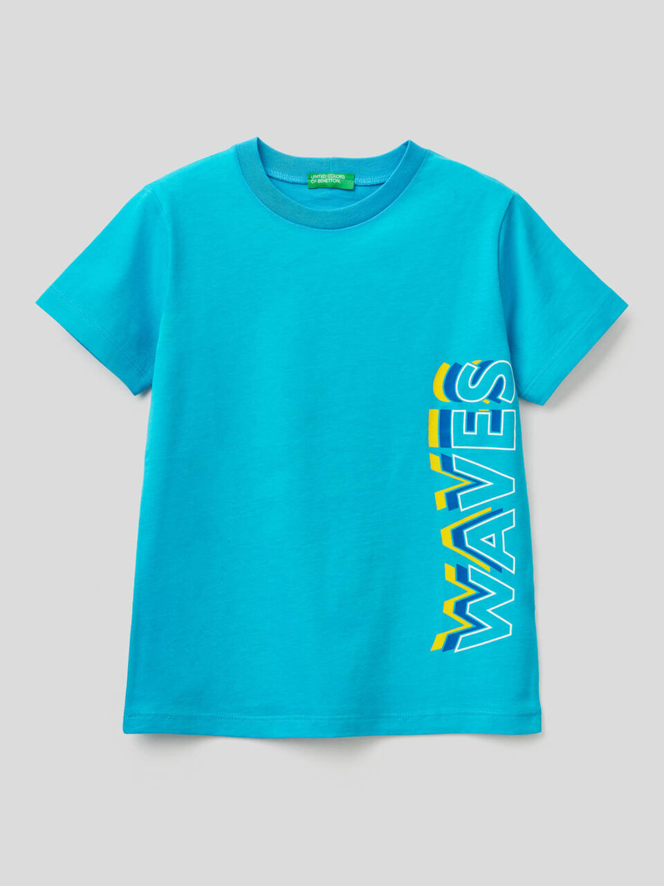 Sweater in cotton with print image number 1