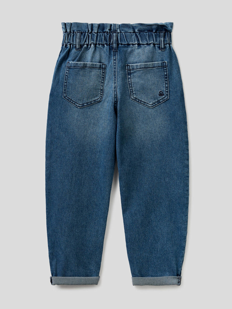 Baggy jeans with gathered waist image number 2