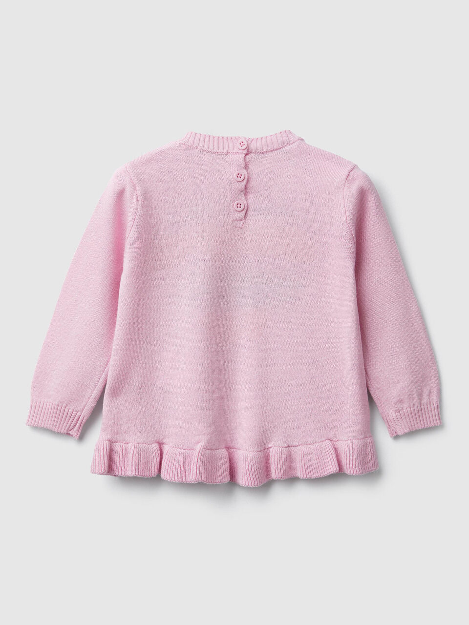 Sweater with rouches and inlay image number 2
