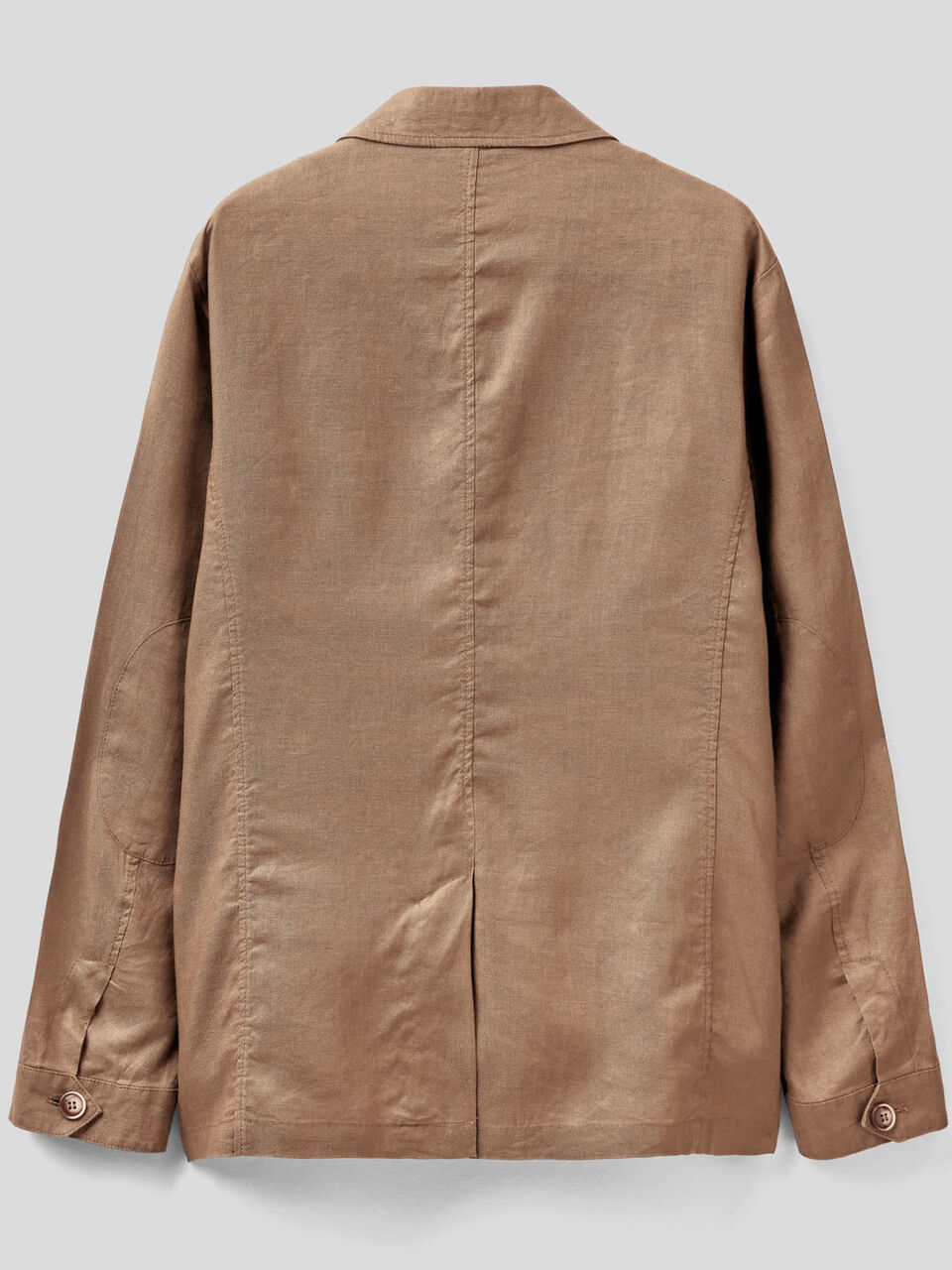 Pure linen jacket with pockets image number 2