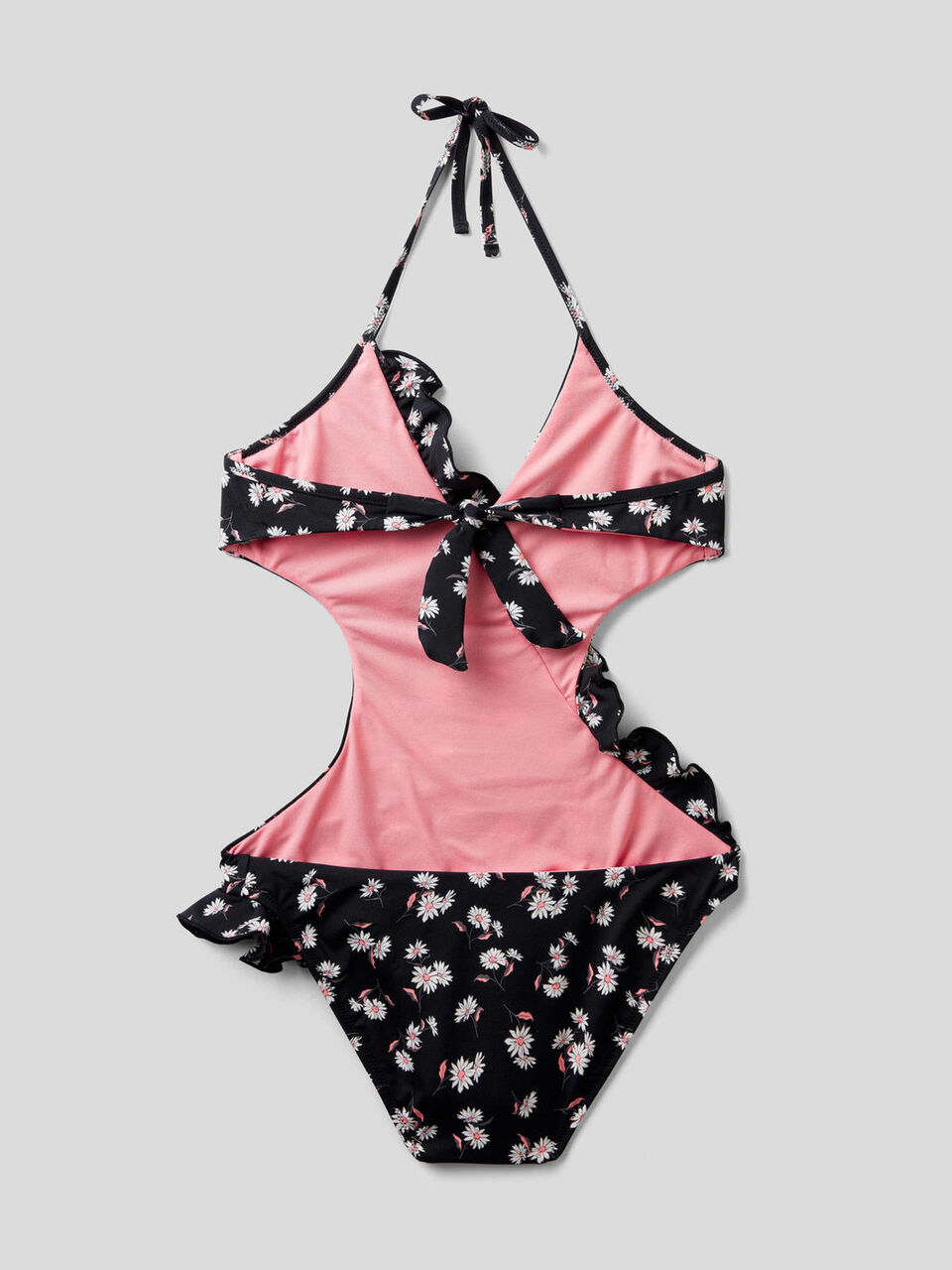 Floral print trikini image number 2