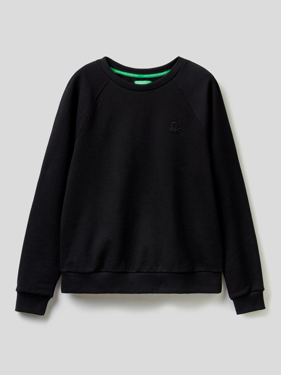 Crew neck sweatshirt with raglan sleeves image number 1