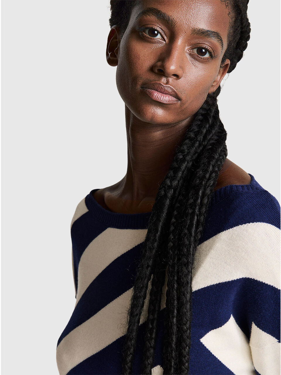 BOAT-NECK SWEAT.L/S Women image number null