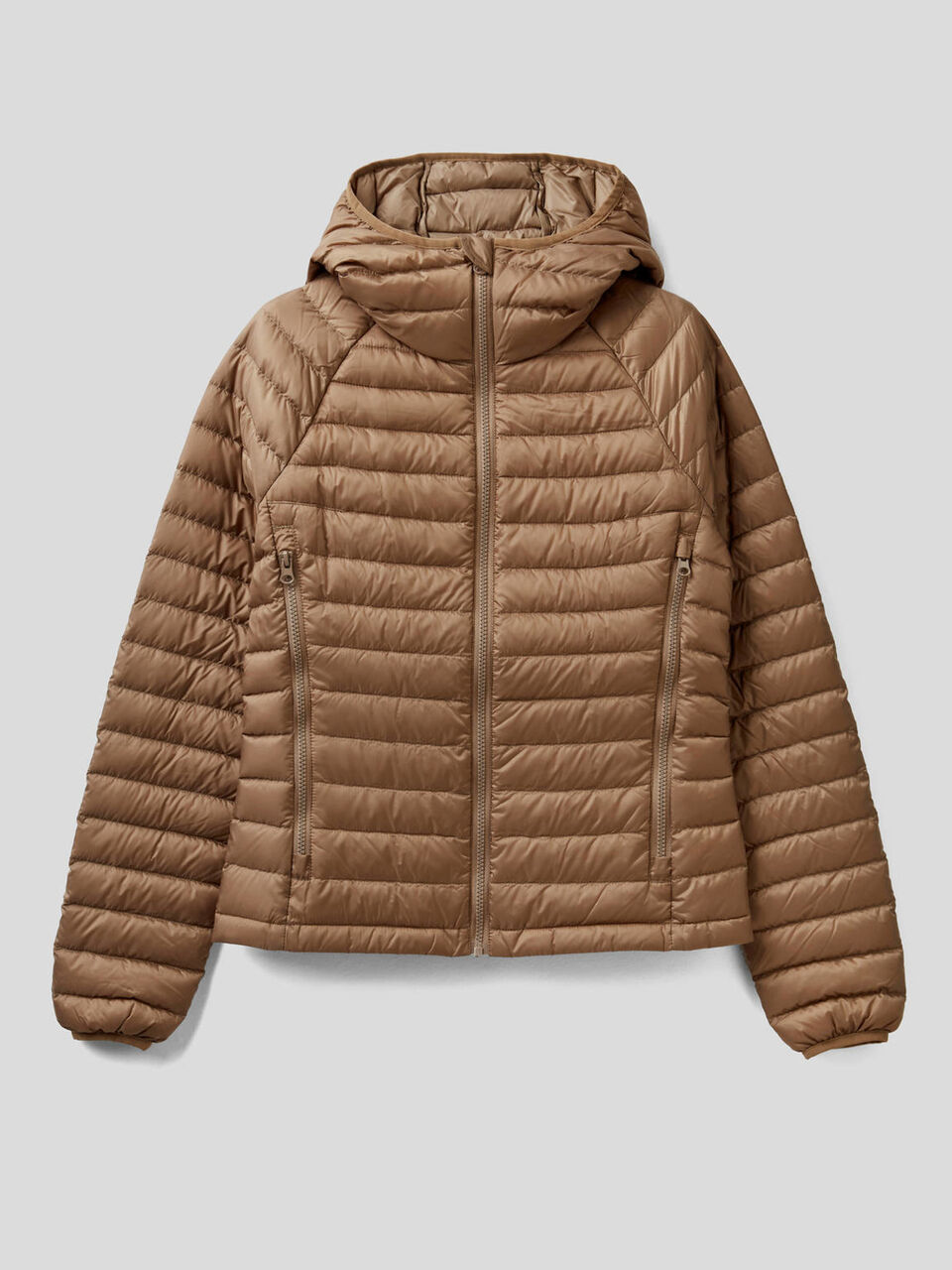 Puffer jacket with hood image number 1