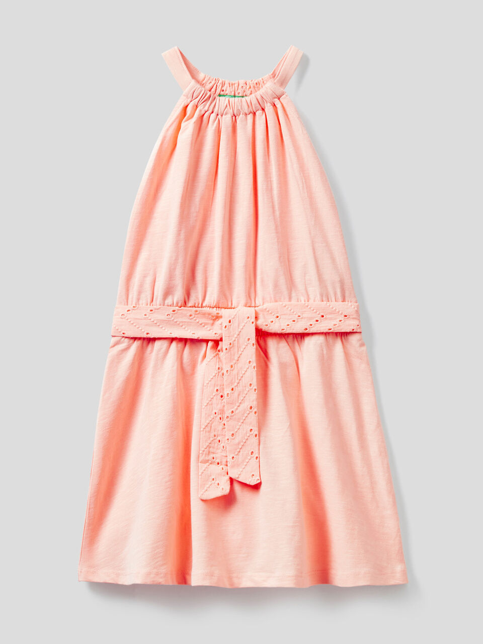 Dress with broderie anglaise details image number 1