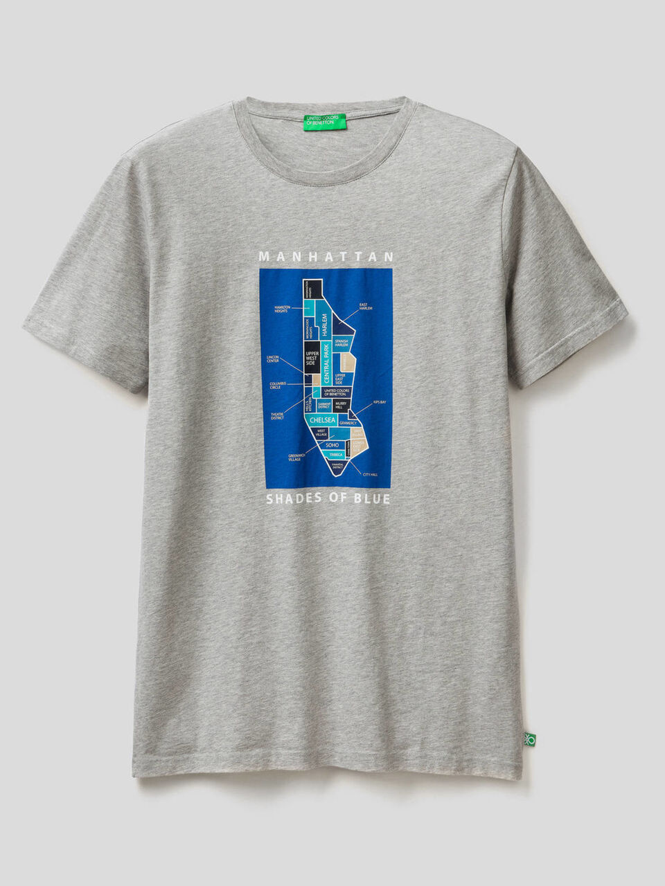 T-shirt with print in 100% organic cotton image number 1
