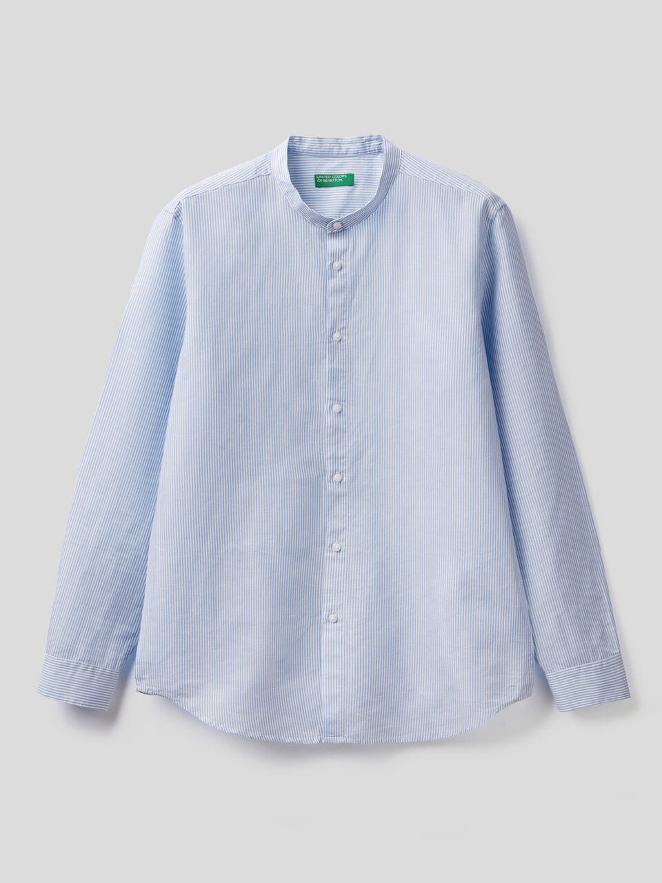Shirt with Mandarin collar image number 1