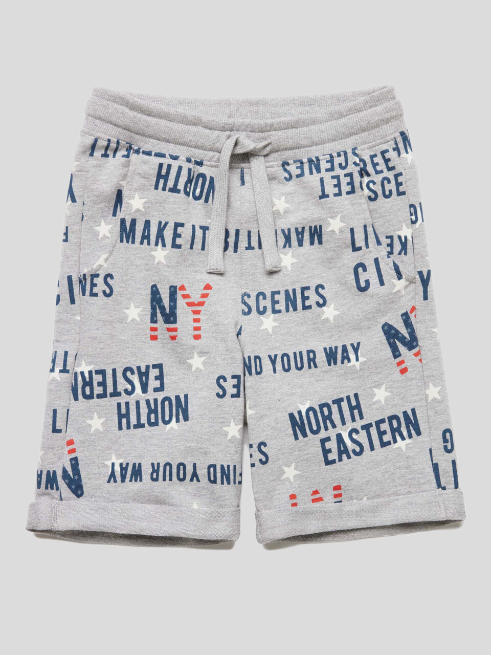 Bermudas with allover print image number 1
