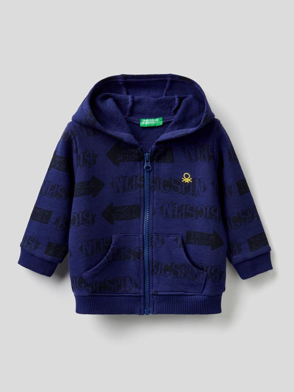 Pure cotton printed sweatshirt image number 1