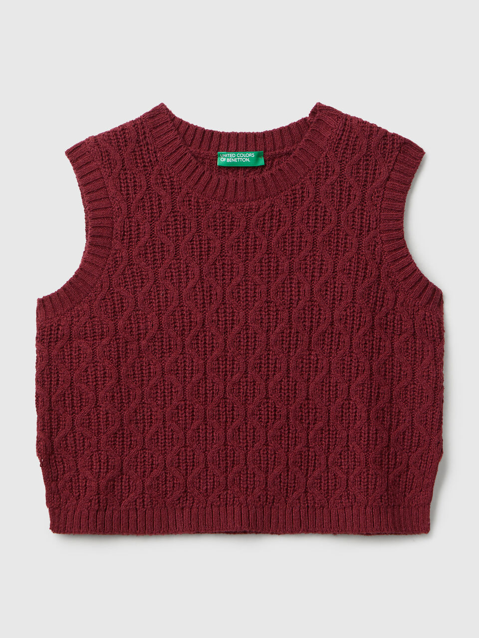 SLEEVELESS SWEATER Junior Girl image number null