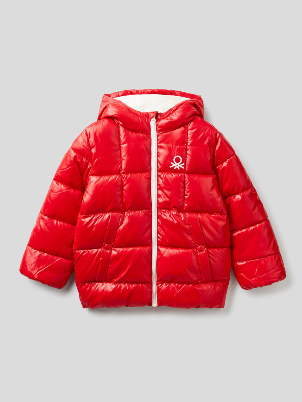 Padded jacket in recycled wadding image number 1