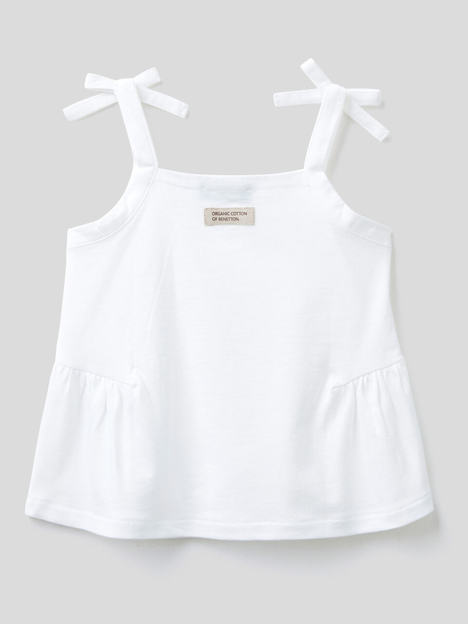Tank top in organic cotton with bows image number 2