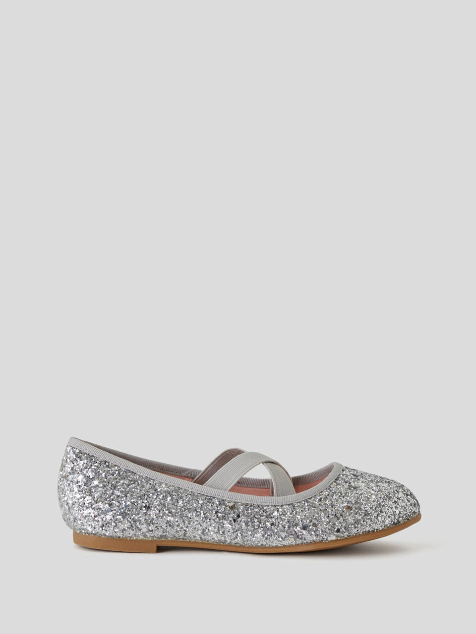 Glittery ballet flats image number 1