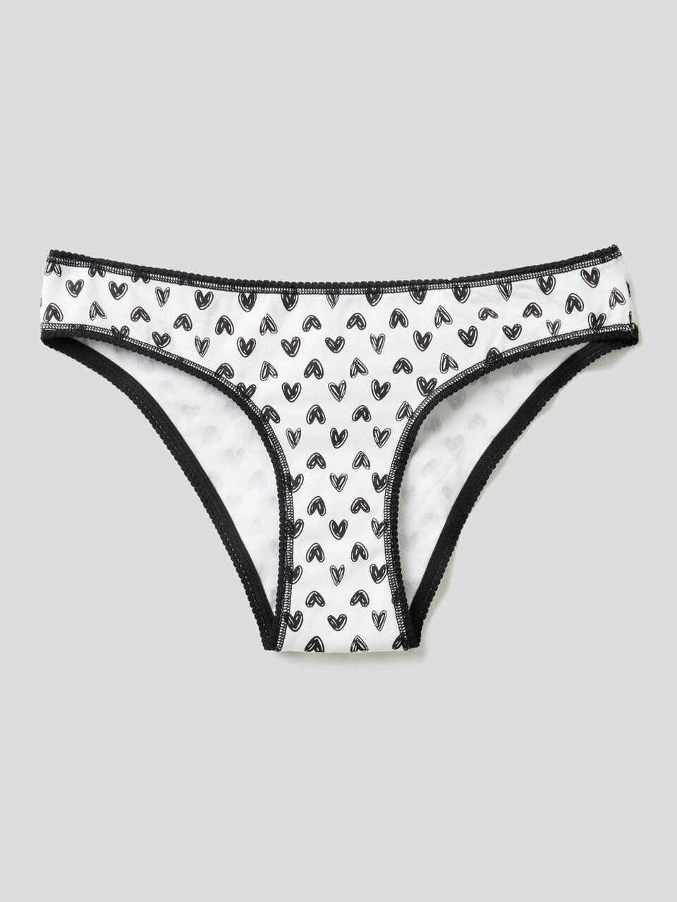 Patterned stretch cotton underwear image number 1