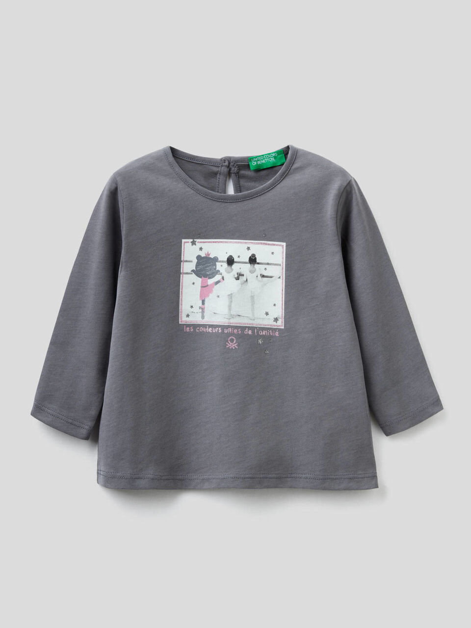 100% cotton t-shirt with print image number 1