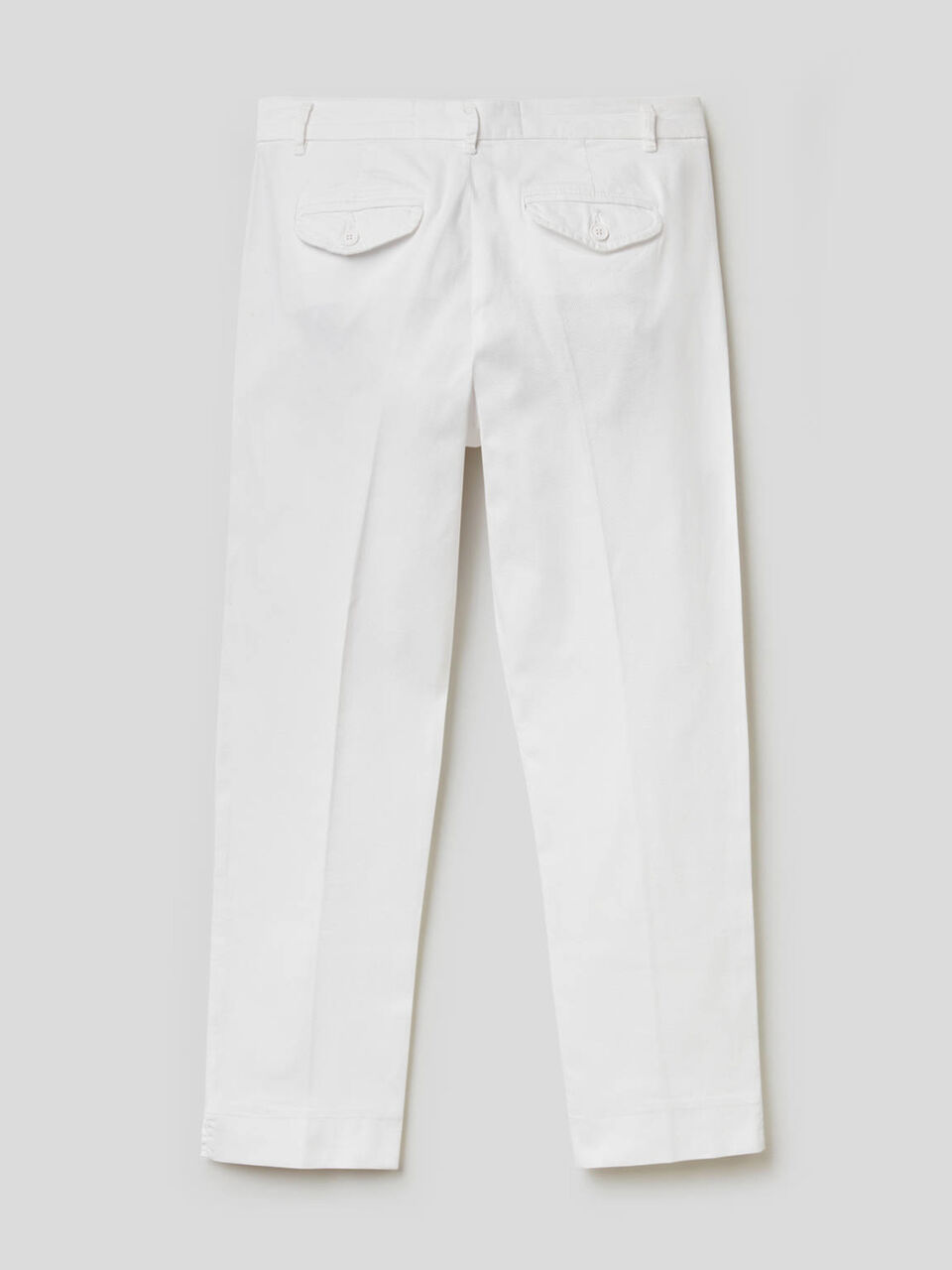 Cropped chinos in stretch cotton image number 2