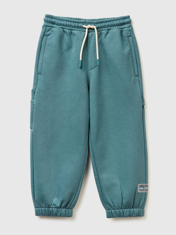 Joggers in warm cotton Junior Boy