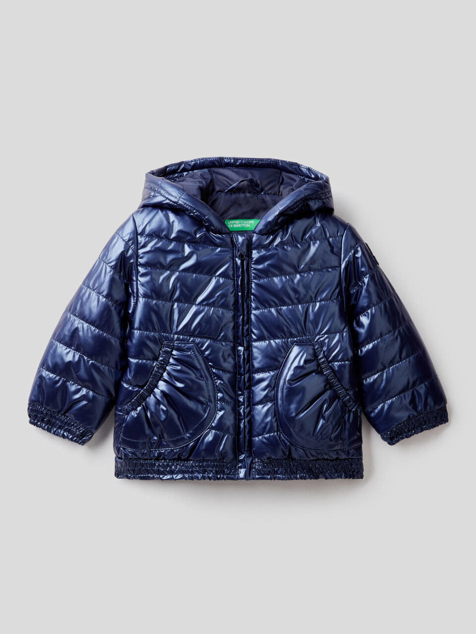 Padded jacket with rouches image number 1