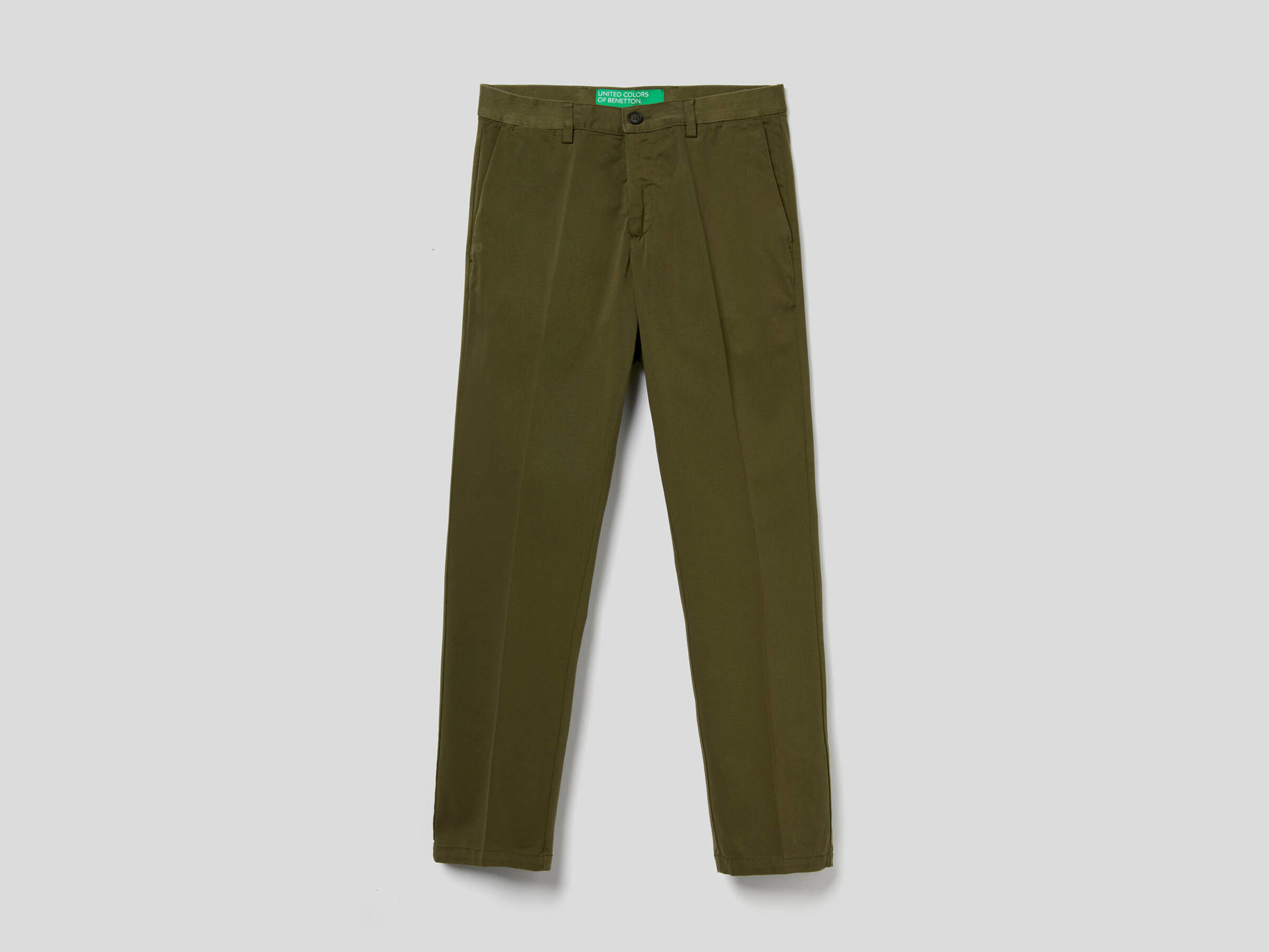 chinos with elastic ankles