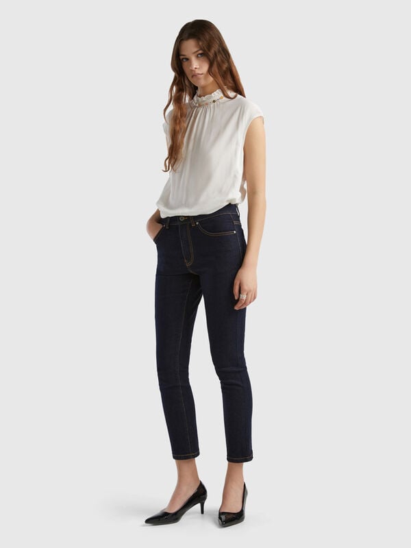 Slim fit high-waisted jeans Women