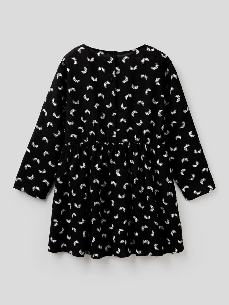 Patterned dress in sustainable viscose image number 2