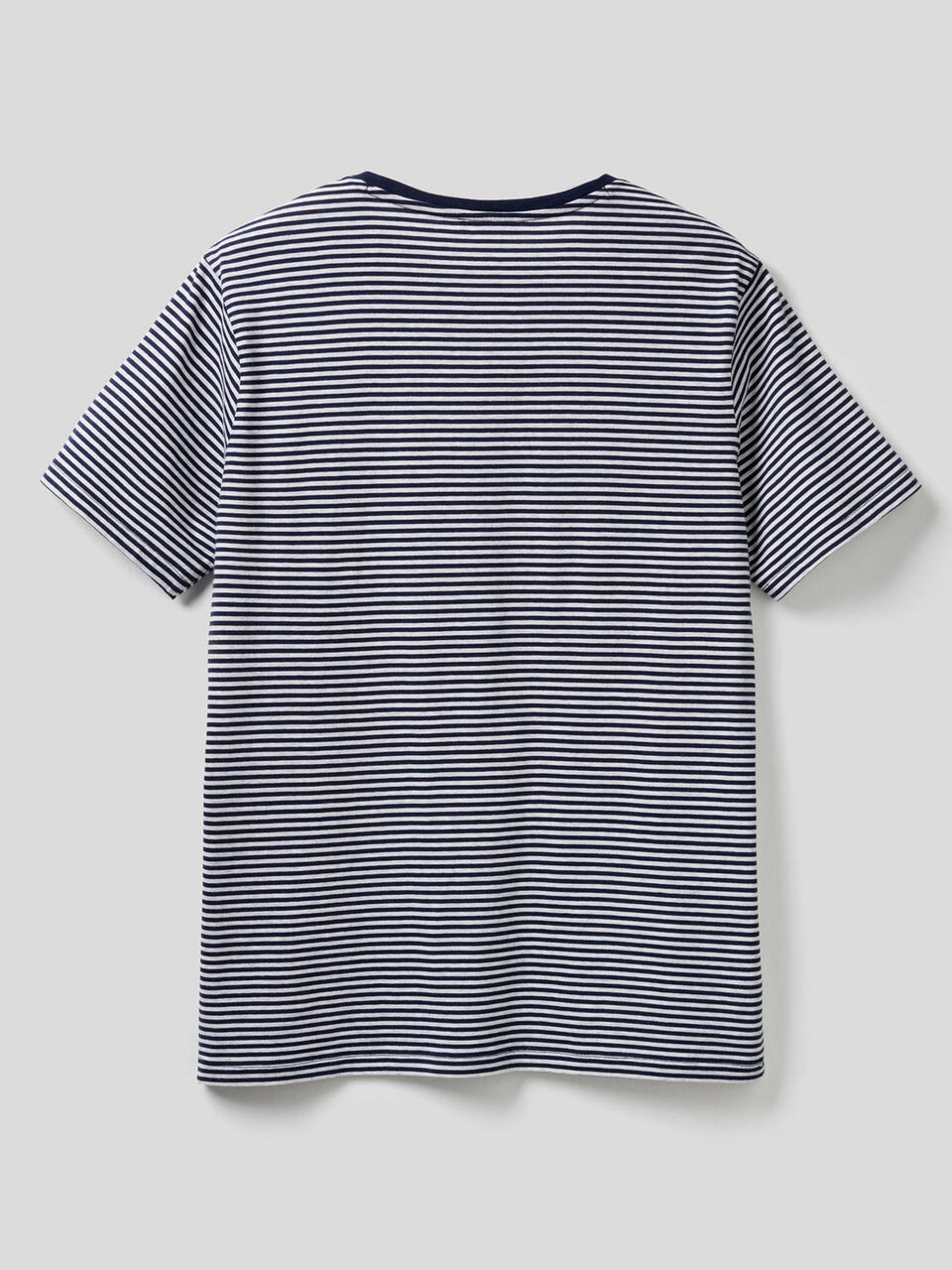 Striped t-shirt in pure cotton image number 2