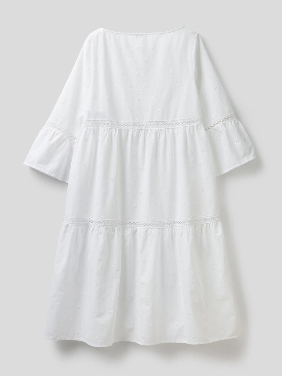 Dress in pure cotton broderie anglaise image number 2