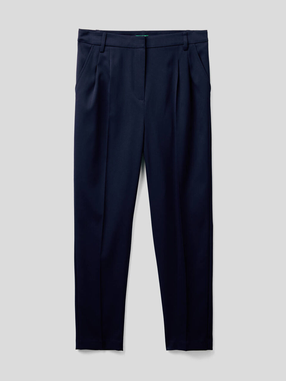 Classic trousers in stretch fabric image number 1
