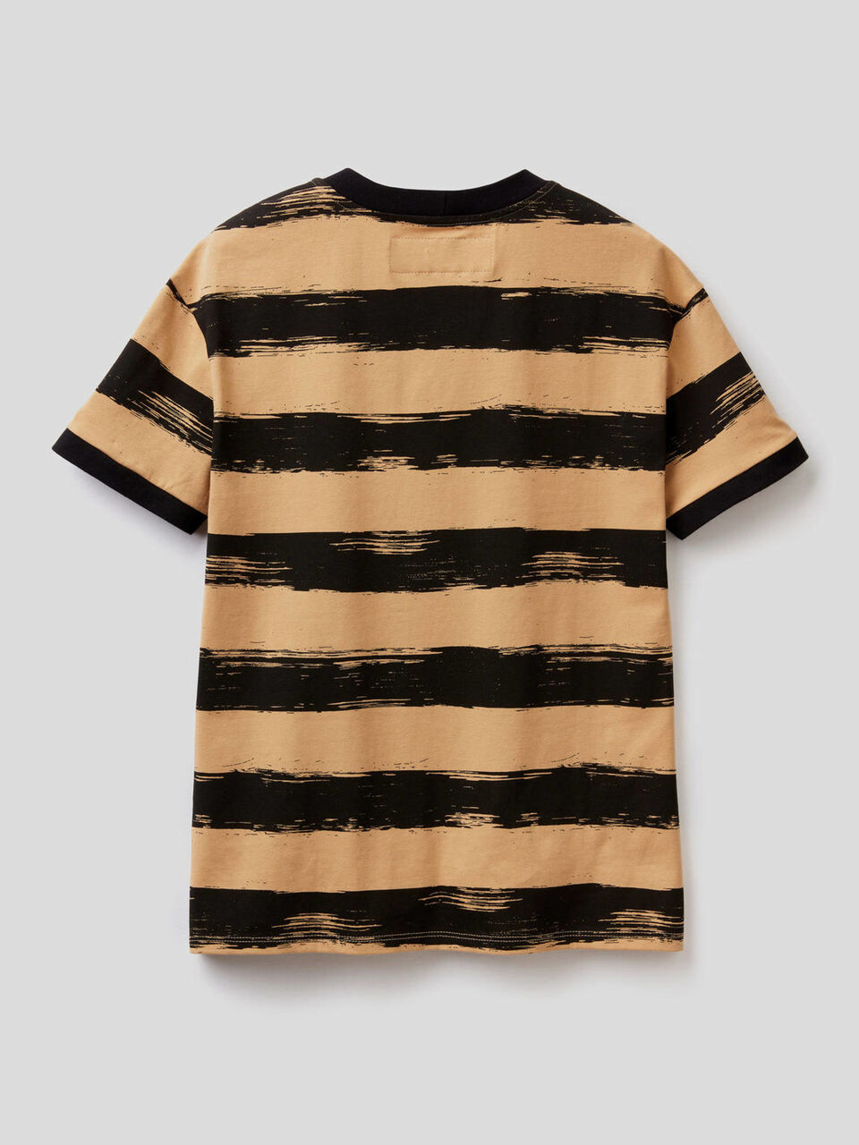 Printed t-shirt in stretch cotton image number 2