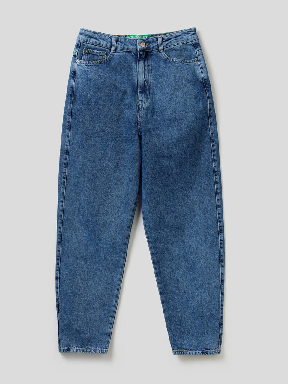 Carrot fit jeans in 100% cotton denim image number 1