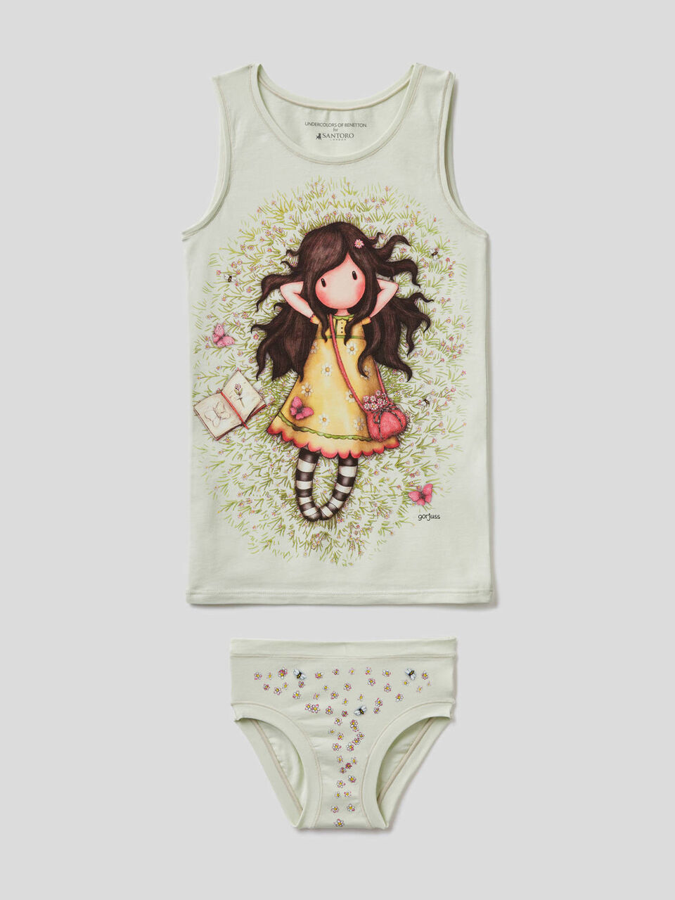 Tank top and underwear with Gorjuss print image number 1