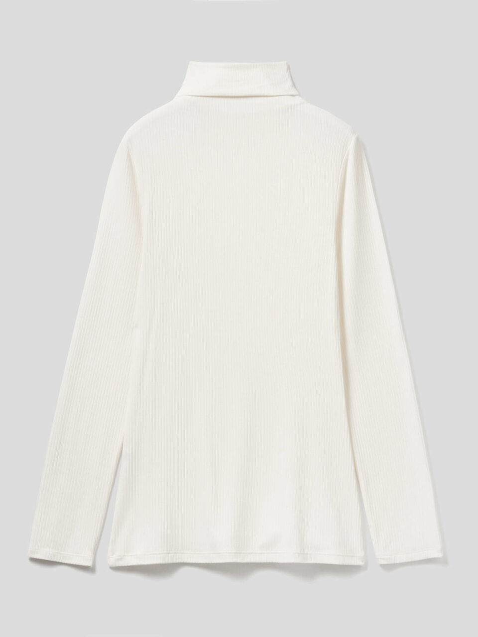 Ribbed turtleneck t-shirt image number 2