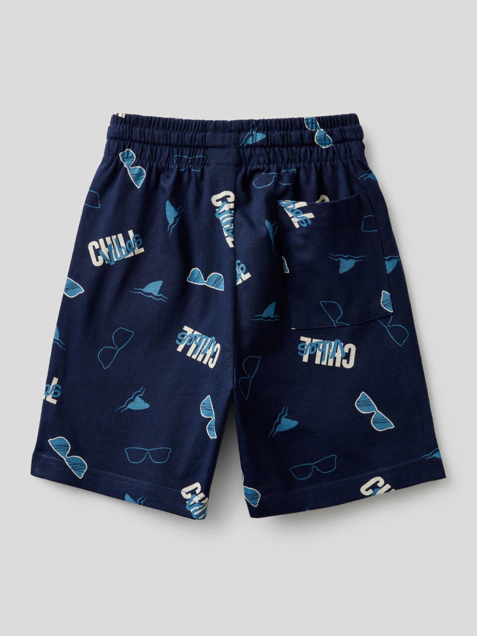 Printed 100% cotton bermudas image number 2