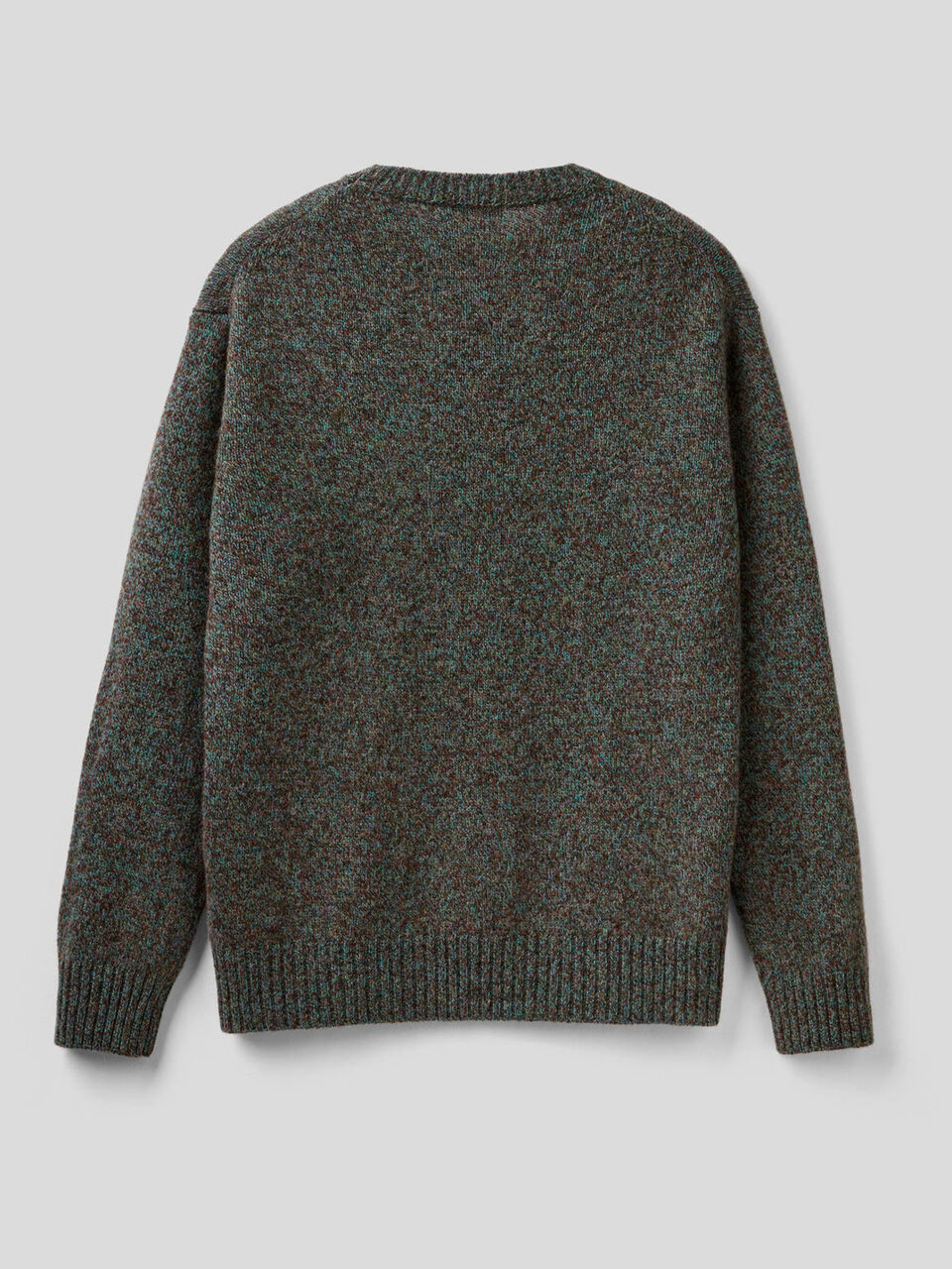 Crew neck sweater in pure Shetland wool image number 2