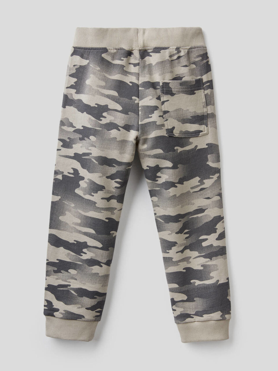 blue camouflage sweatpants