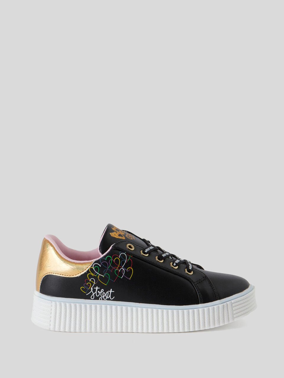 Printed derby shoes image number 1
