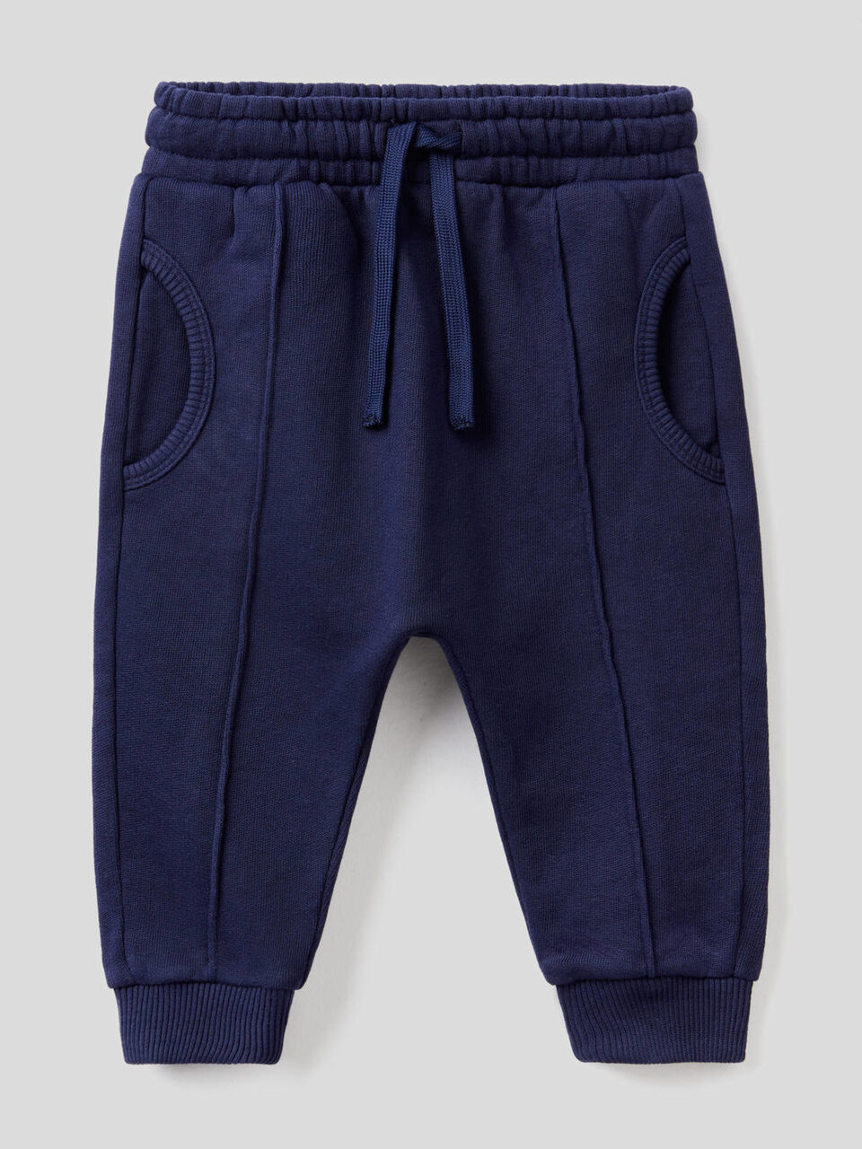 100% cotton sporty sweatpants image number 1