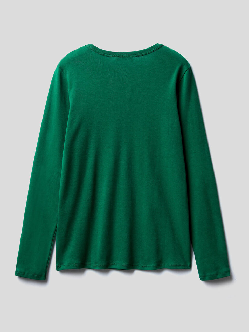 Long sleeve pure cotton t-shirt image number 2